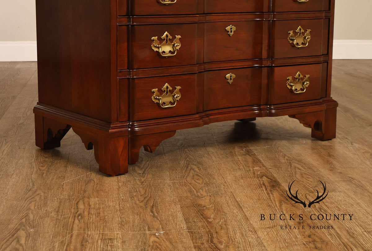 Pennsylvania House Chippendale Style Cherry Secretary Bookcase
