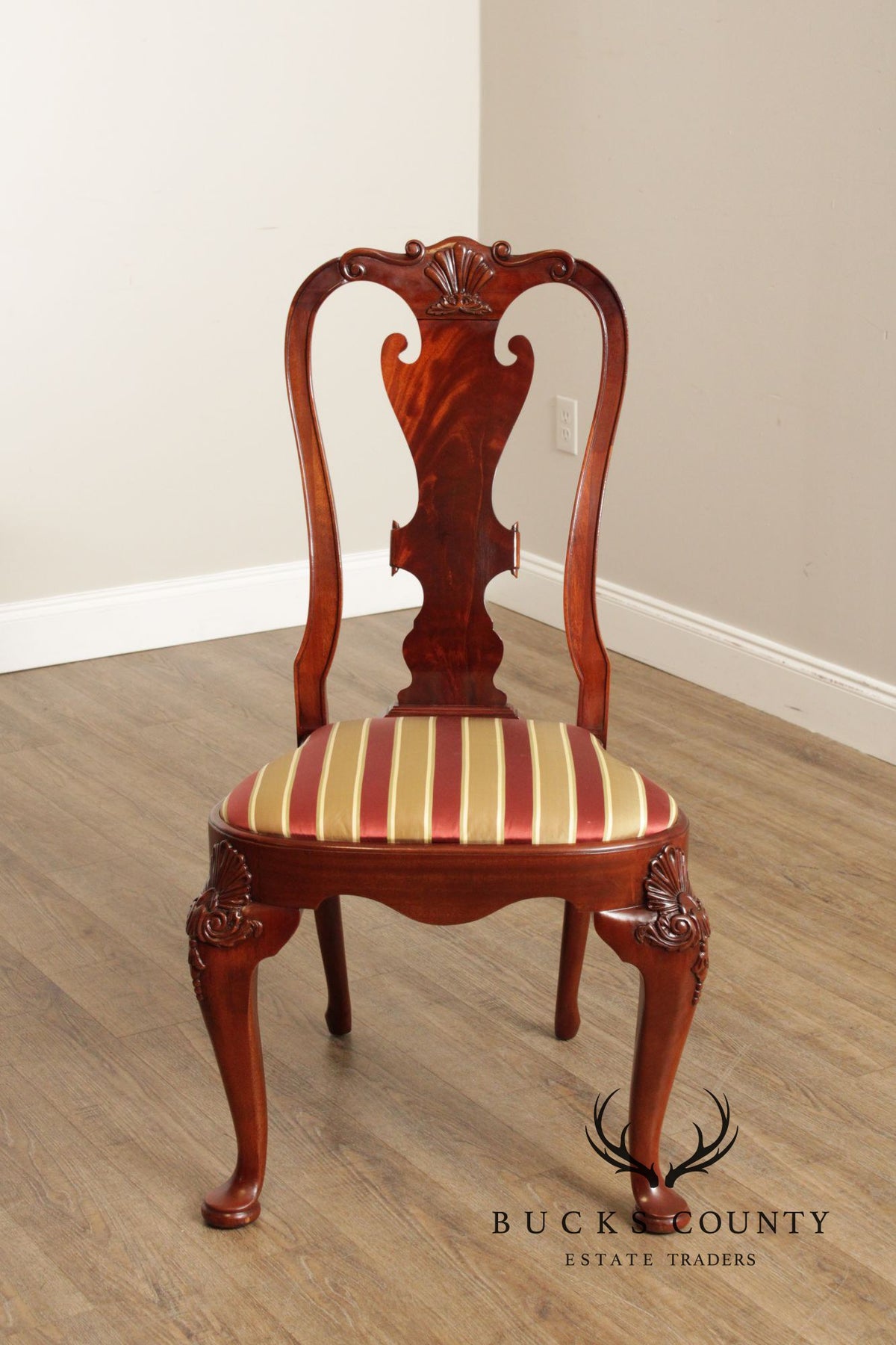 Hickory Chair Georgian Style Set of Six Mahogany Dining Chairs