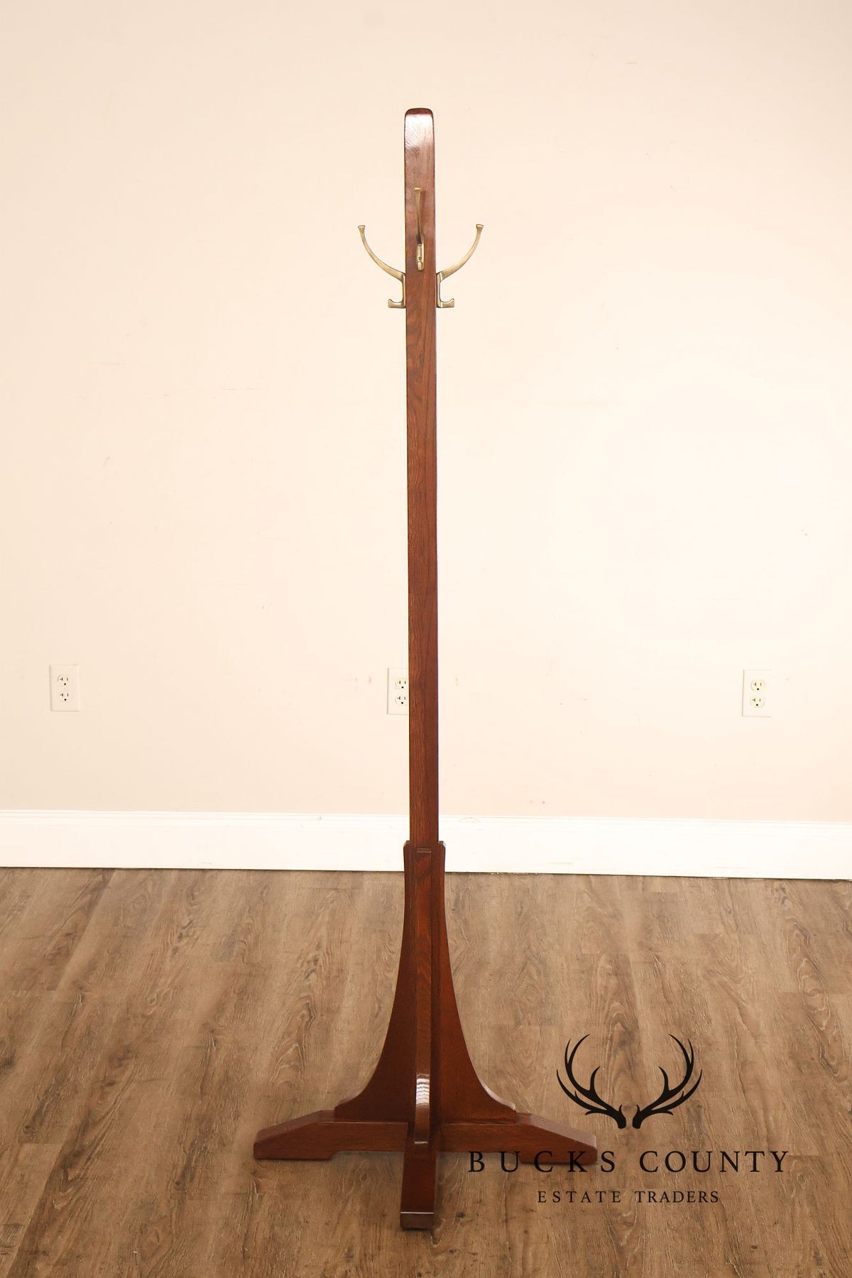 Stickley Mission Oak Hall Tree Coat Rack