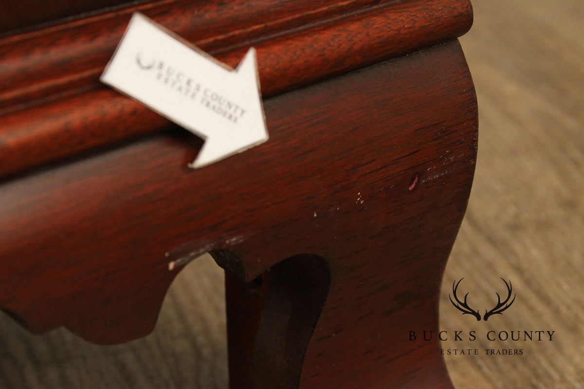 Norris Furniture Chippendale Style Mahogany Tall Chest