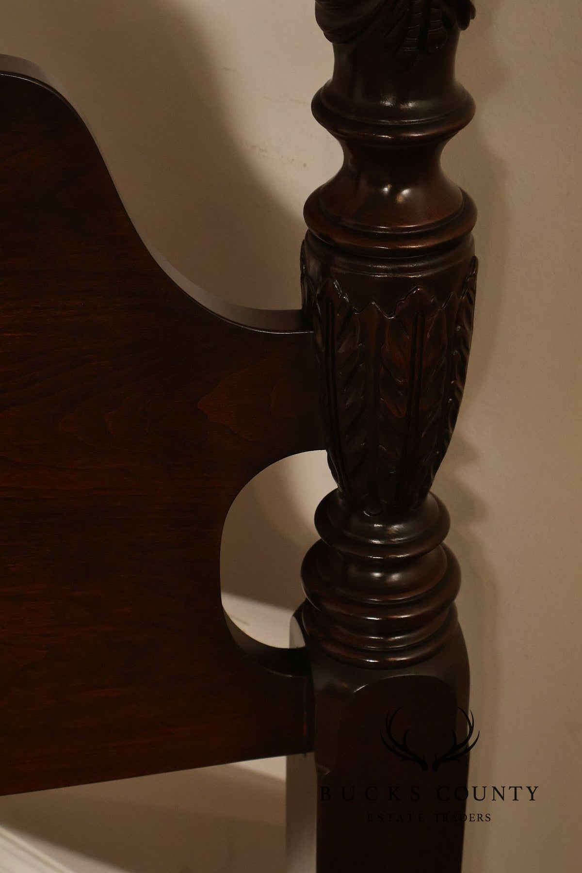 Ethan Allen 'Georgian Court' King Cherry Poster Bed