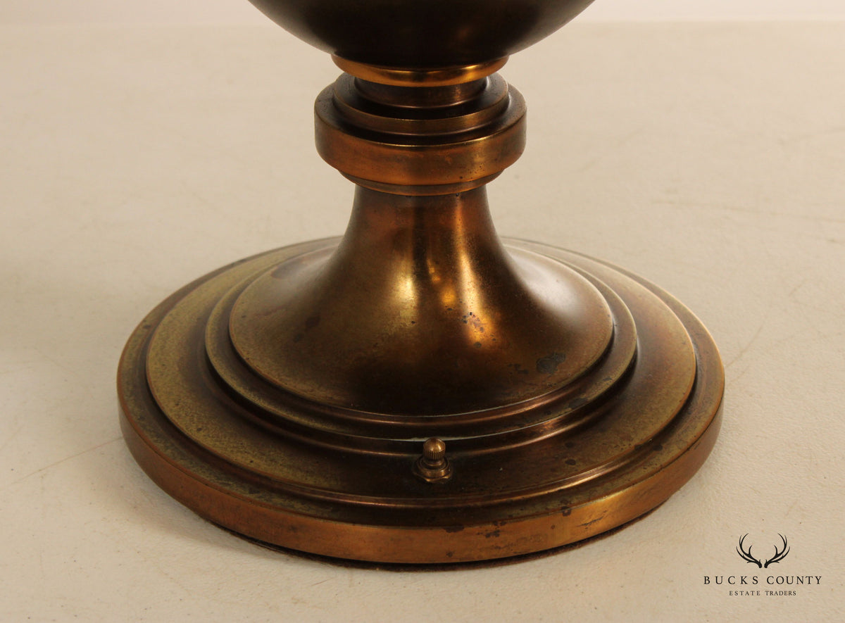 Stiffel Vintage Traditional Brass Urn Form Table Lamp