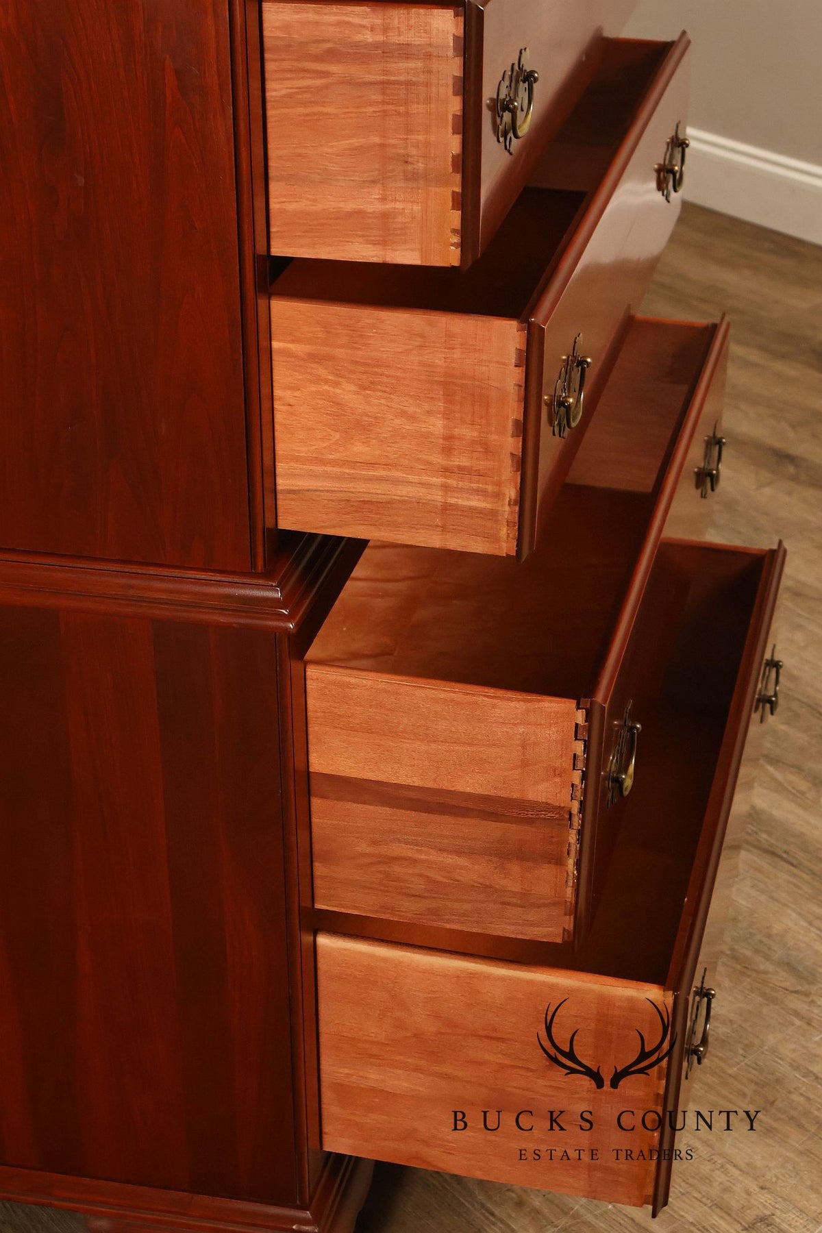 Kling Furniture Co. Traditional Cherry Highboy Chest Of Drawers