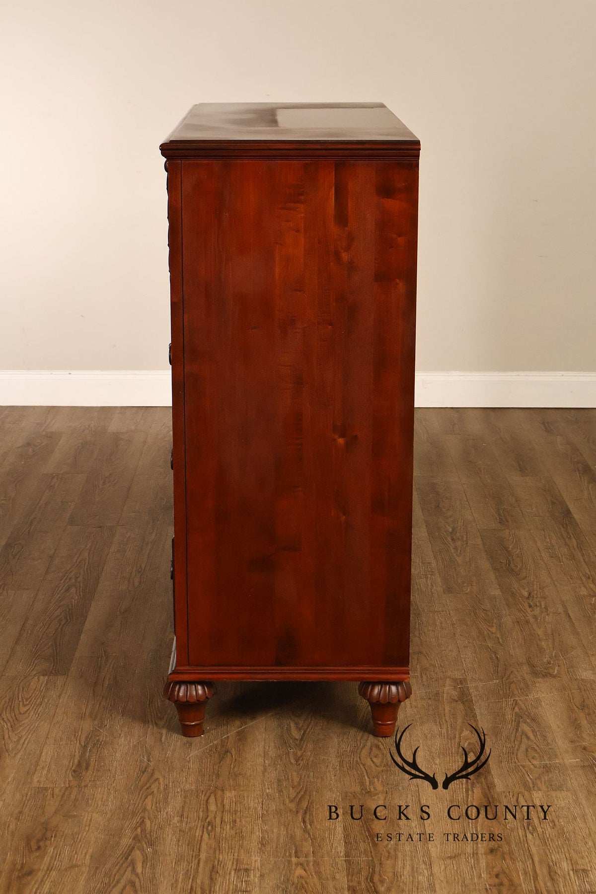 Ethan Allen 'British Classics' Maple And Birch Tall Dresser