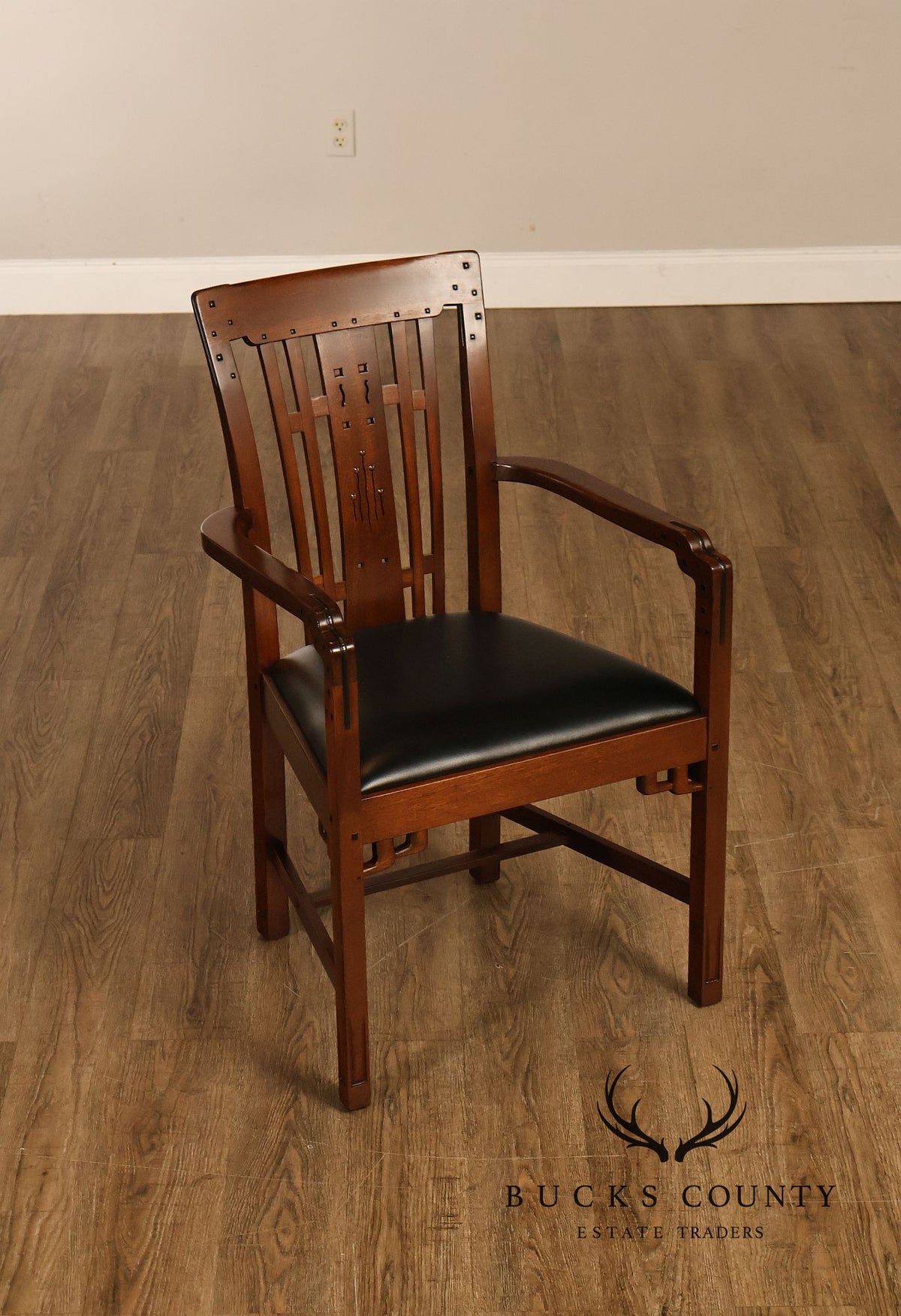 Stickley Pasadena Bungalow Blacker House Set Of Six Mahogany Dining Chairs