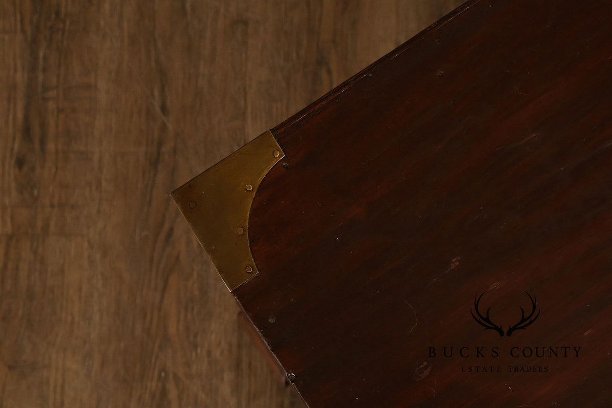 Campaign Style Mahogany Low chest