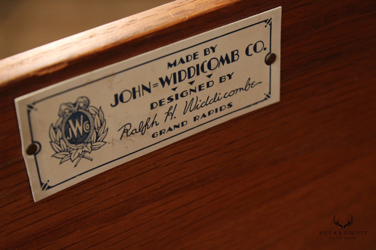 Widdicomb Vintage French Louis XV Style Cherry Bombe Chest Of Drawers