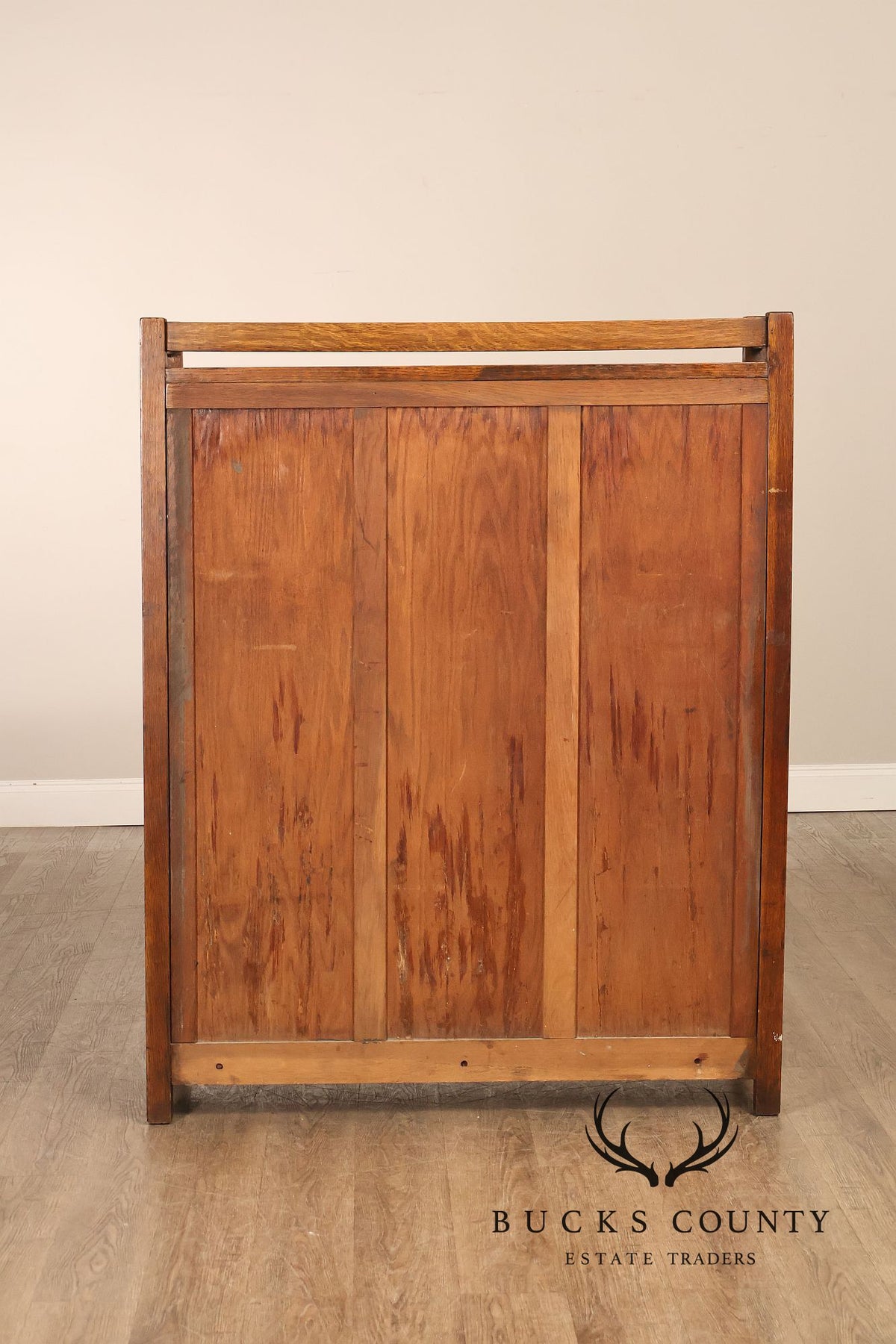 Harden Furniture Co. Antique Arts And Crafts Two Sliding-Door Bookcase