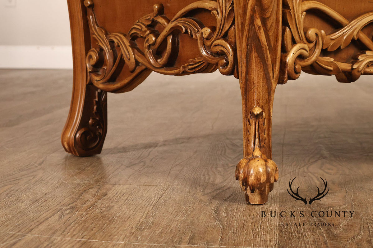 French Rococo Style Bombe Armoire Chest