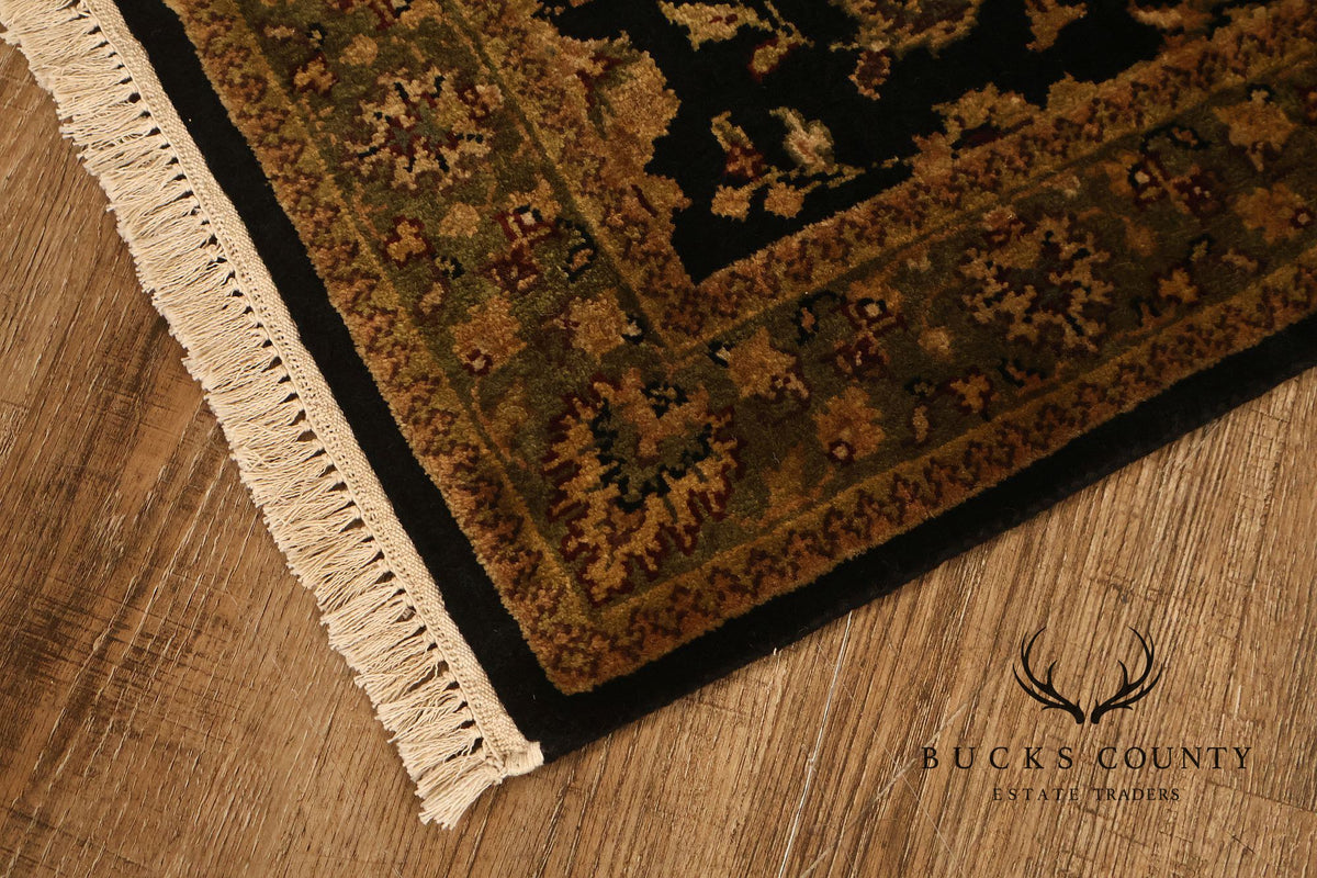 Hand Knotted Traditional Wool Floral Runner Rug