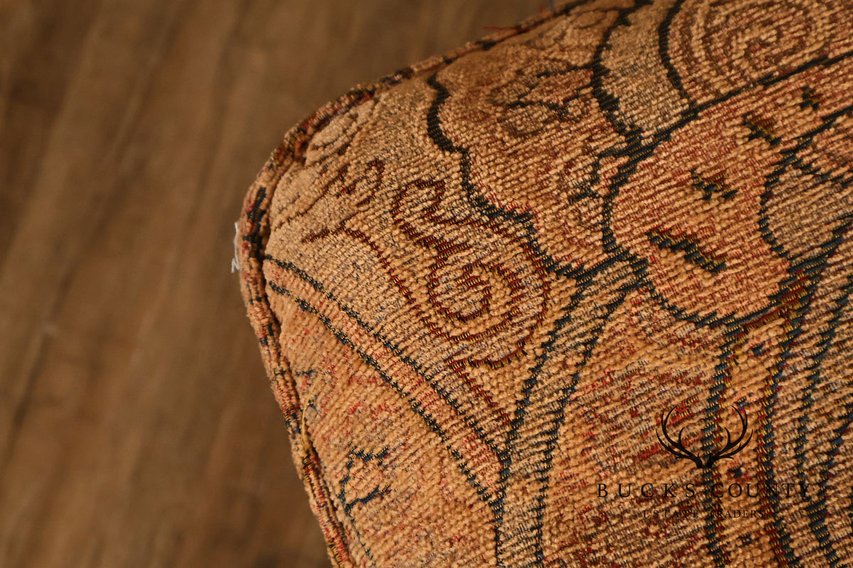 Paisley Upholstered Ottoman