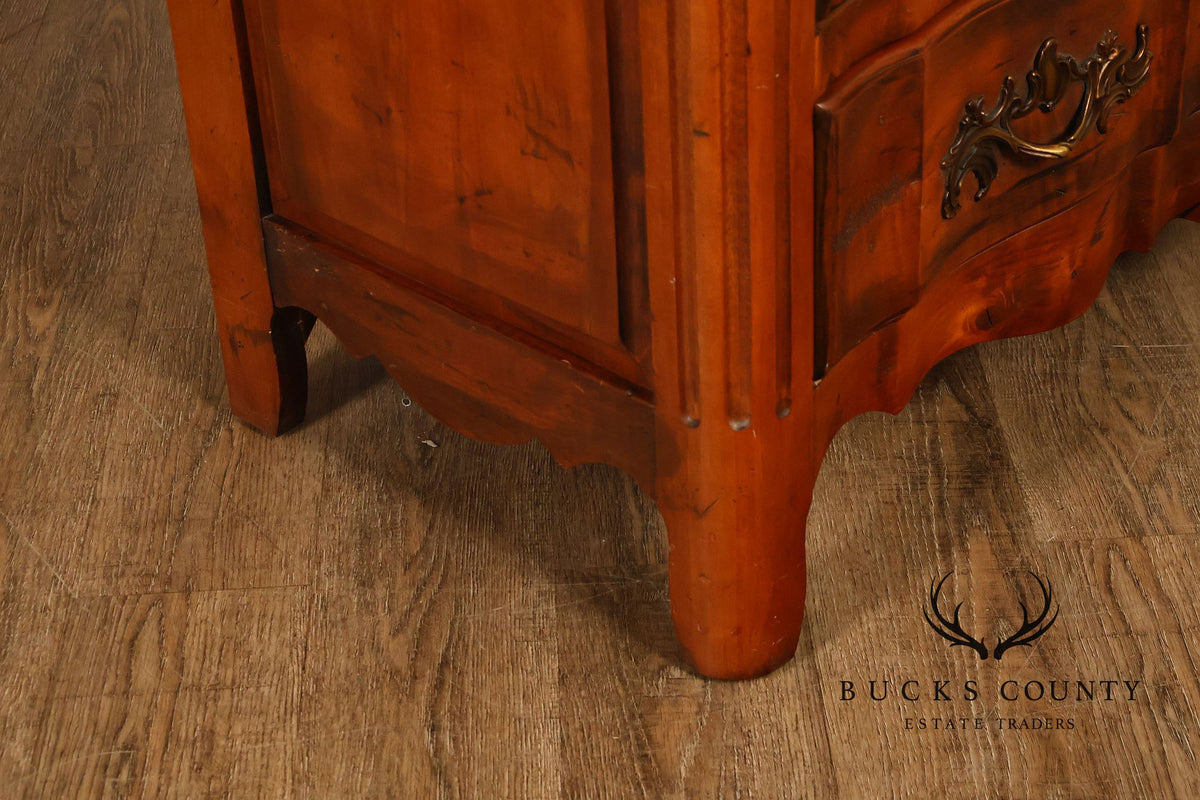 Century Furniture  French Provincial Style Marble Top Chest