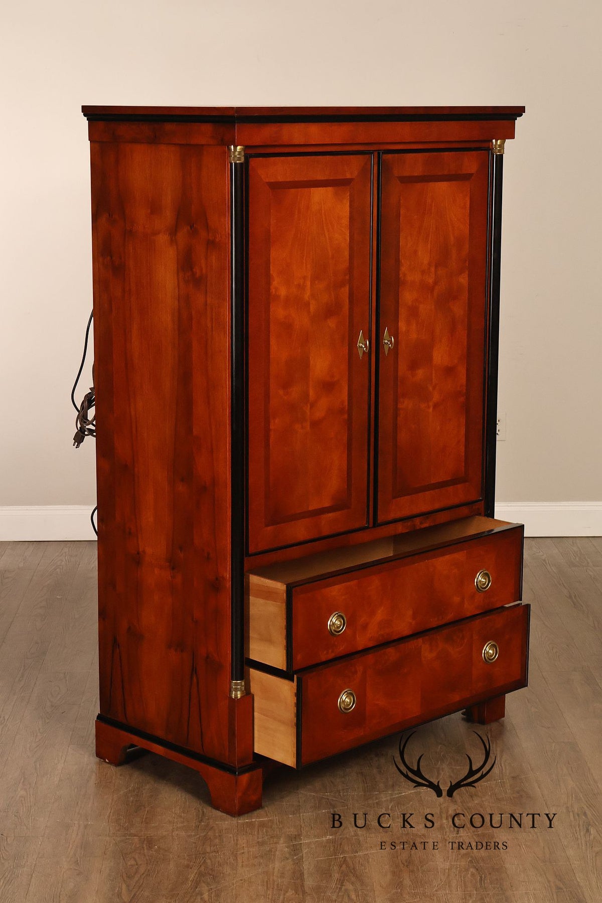 Century Furniture Biedermeier Style Mahogany Armoire