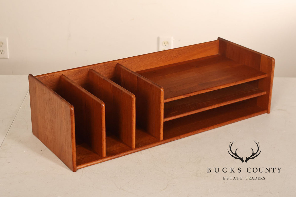 Nordisk Andels-Eksport Danish Modern Teak Desk Organizer