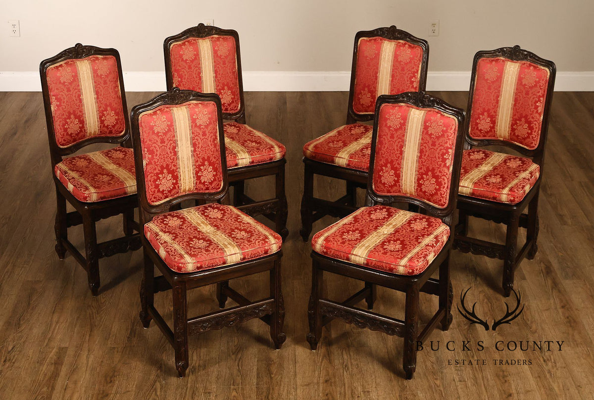 Interior Crafts French Country Style Set of Six Dining Chairs