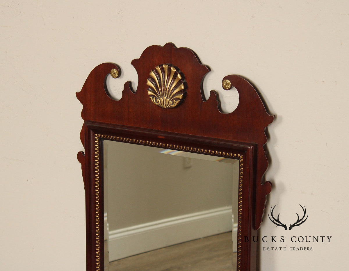 Lexington Chippendale Style Mahogany Wall Mirror