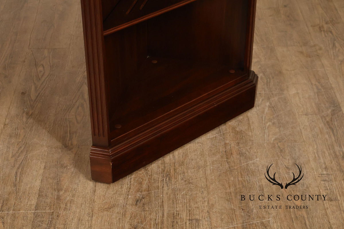 Ethan Allen Georgian Court Cherry Corner Bookcase