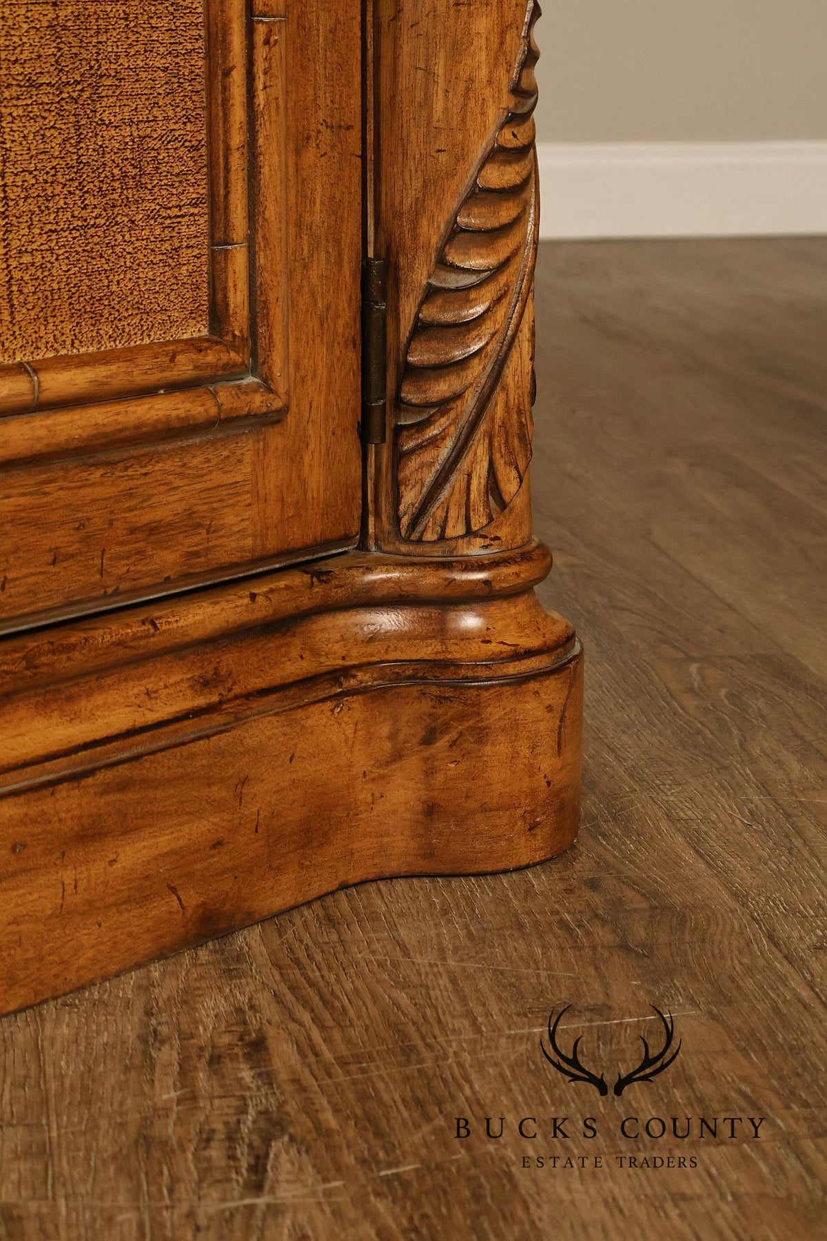 Tommy Bahama Home By Lexington Bow Front Linen Press Storage Armoire Cabinet