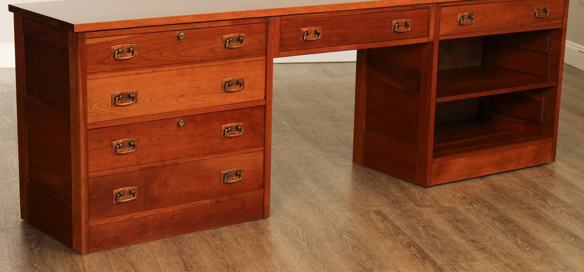 Stickley Mission Collection Cherry Credenza Desk