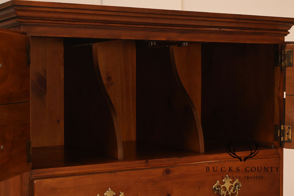 Drexel Heritage Traditional Cherry Highboy Chest Of Drawers