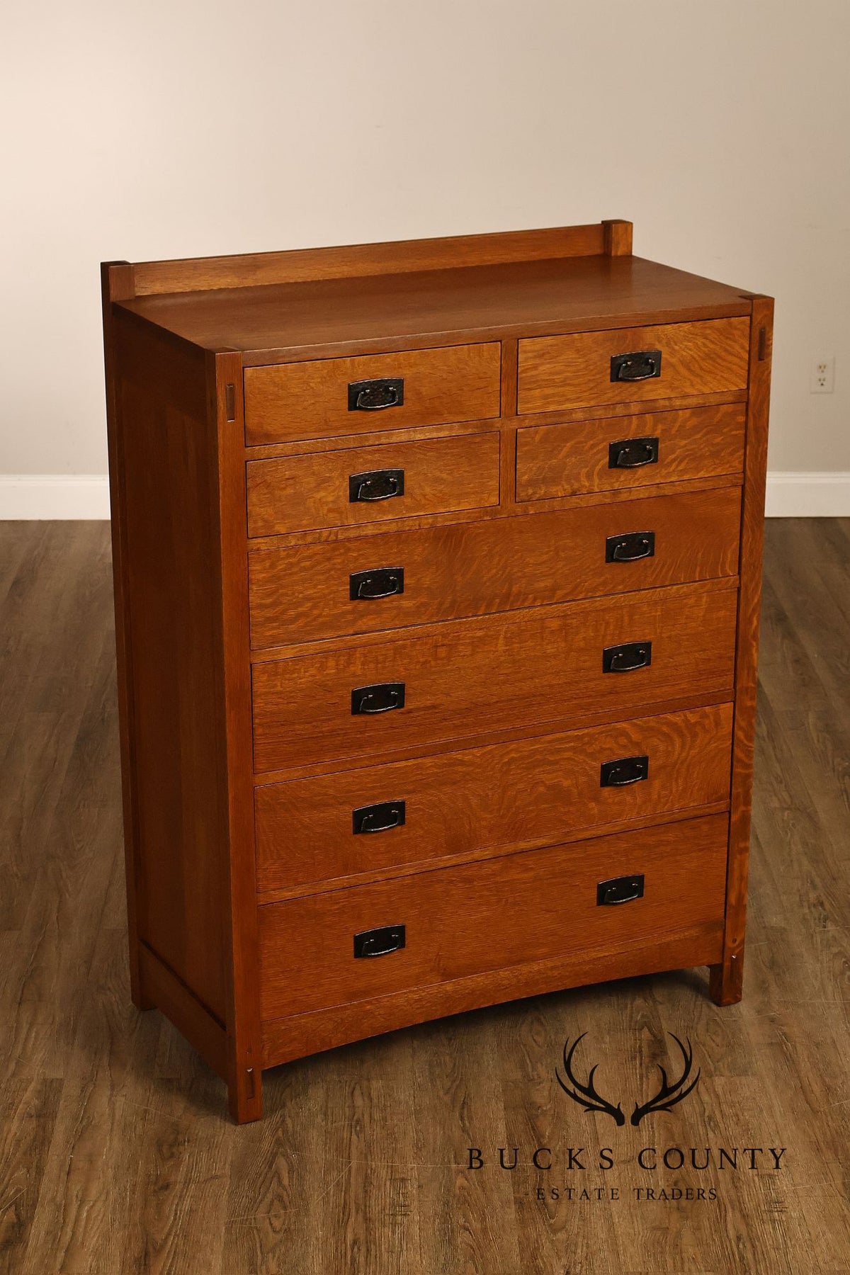 Stickley Mission Collection Oak Eight-Drawer Chest