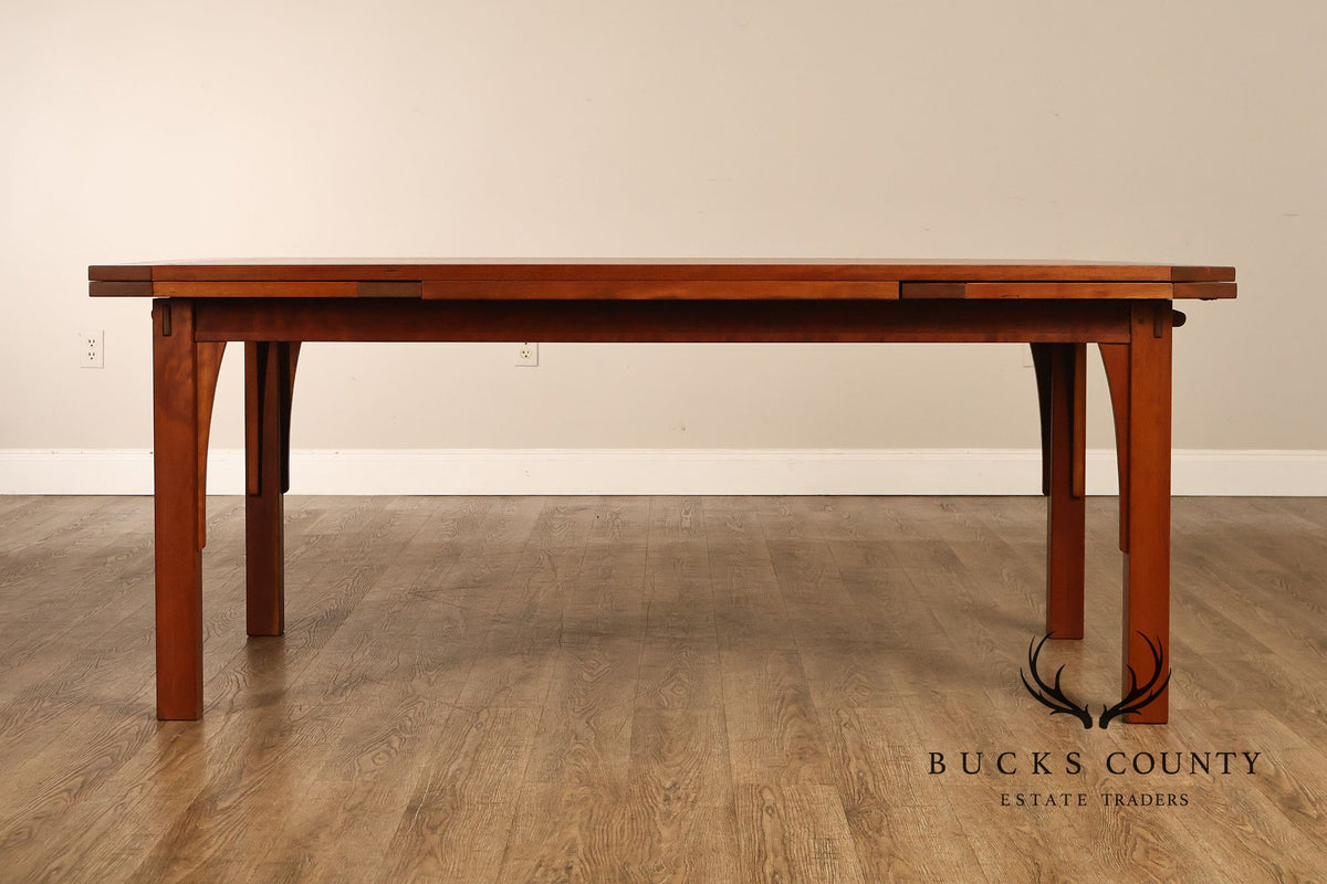 Stickley Mission Collection Cherry Draw Top Extension Dining Table