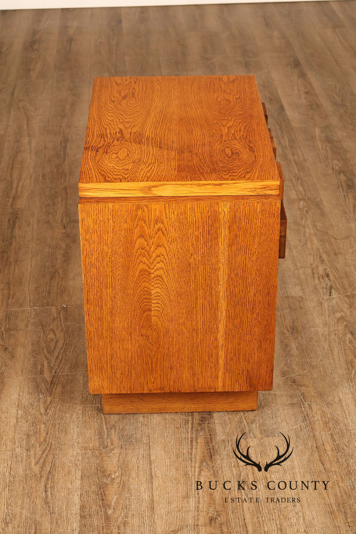 Lane Staccato Pair of Brutalist Nightstands