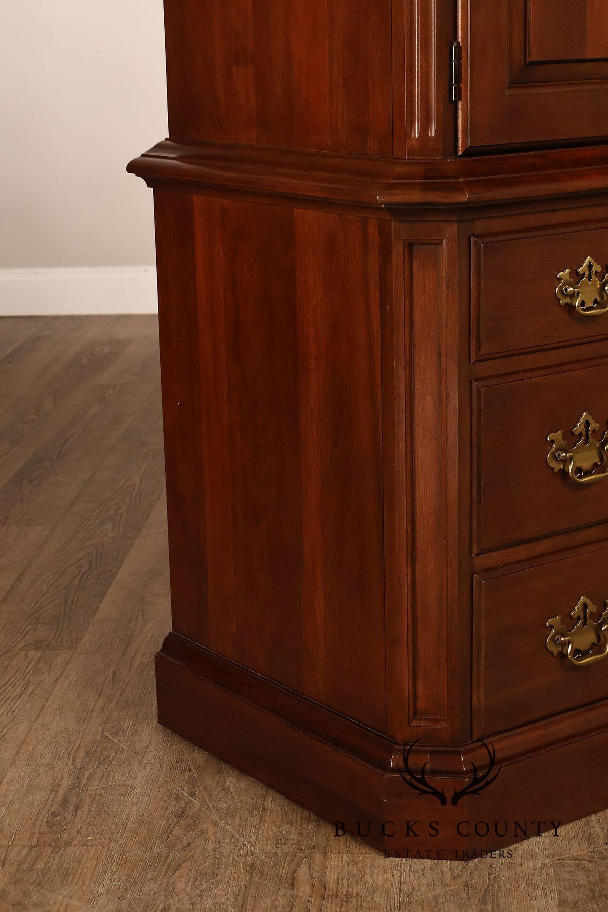 Pennsylvania House Chippendale Style Cherry Armoire