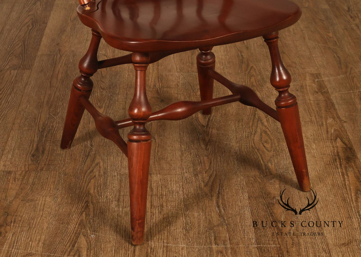 Knob Creek Set Of Three Windsor Fan Back Dining Chairs