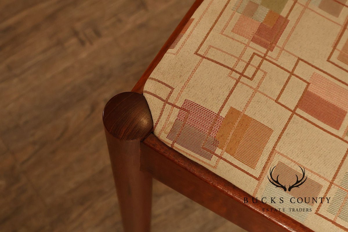 Danish Modern Set Of Eight Compatible Teak Dining Chairs