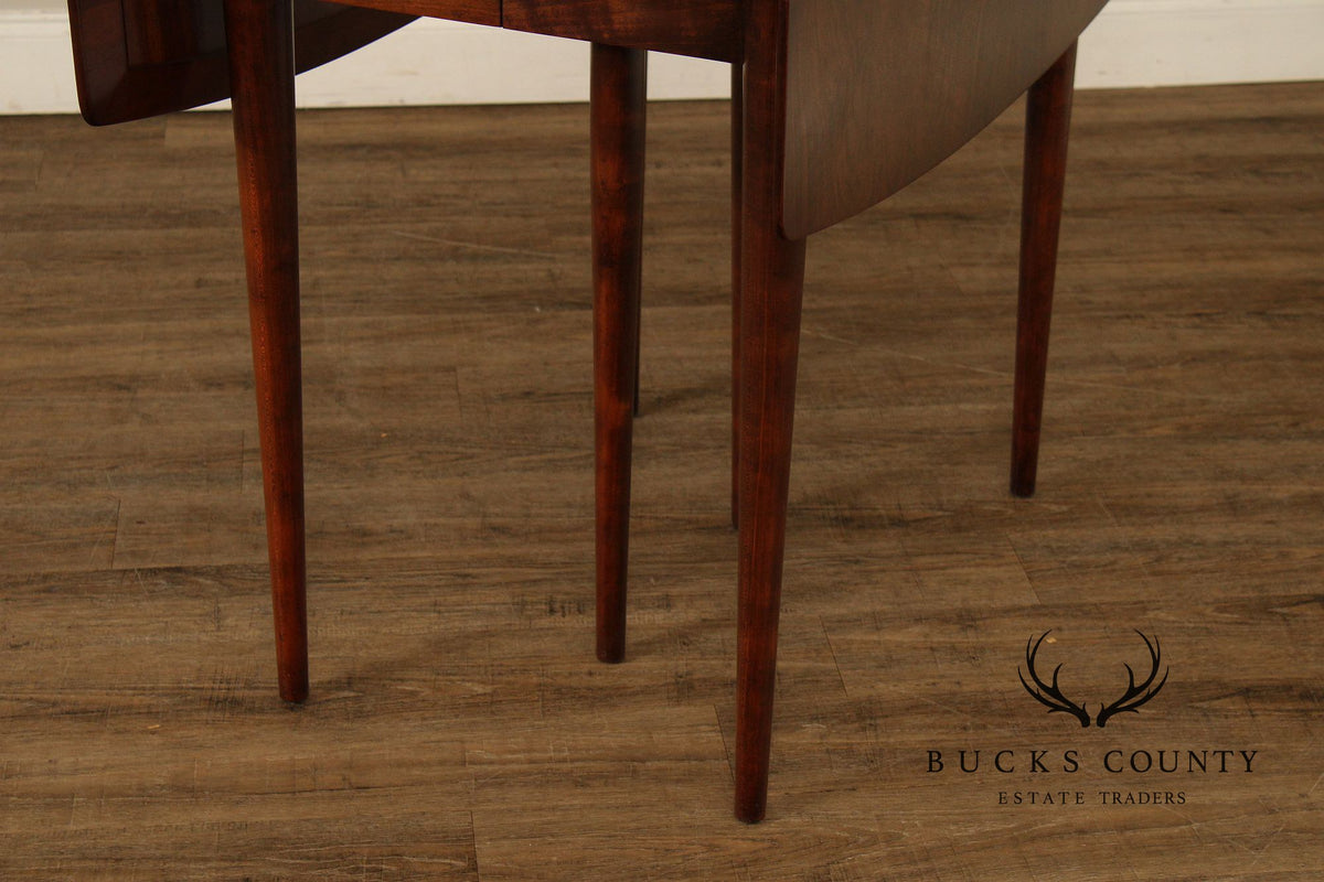 Widdicomb Mid Century Modern Walnut Drop Leaf Extendable Dining Table