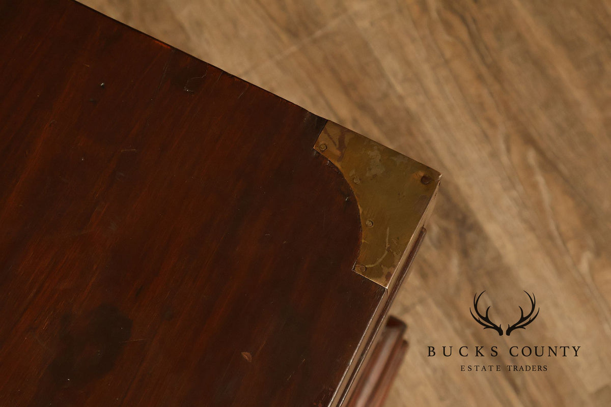 Campaign Style Mahogany Low chest