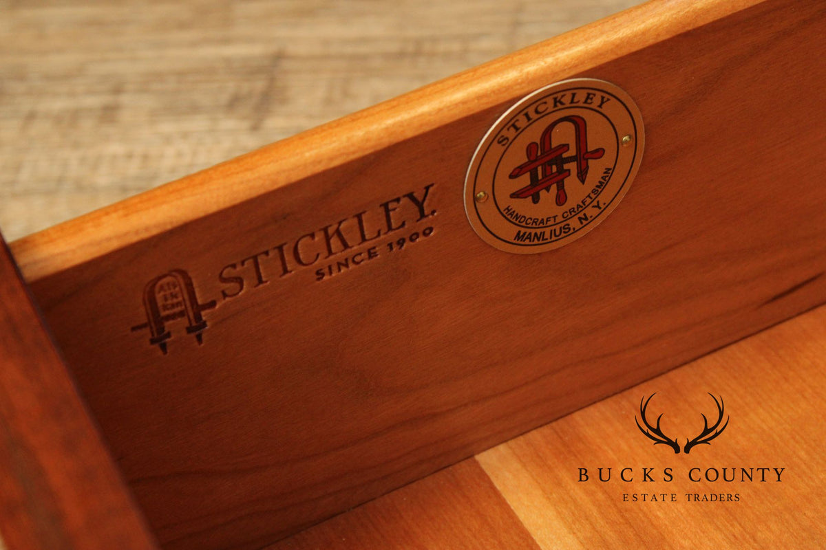 Stickley Mission Collection Harvey Ellis Inlaid Cherry Drop Front Desk