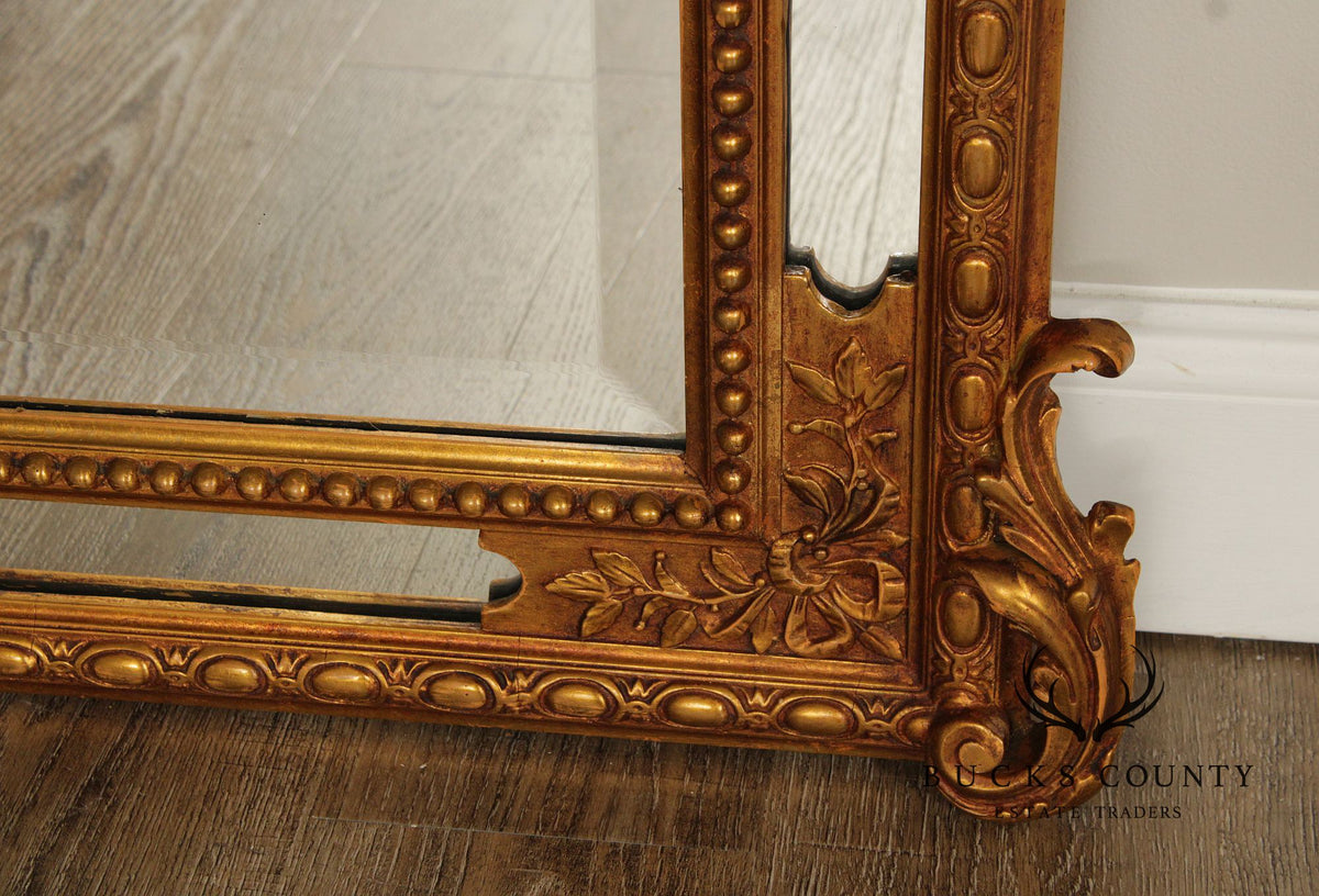 Large Ornately Gilt Carved Wall Mirror
