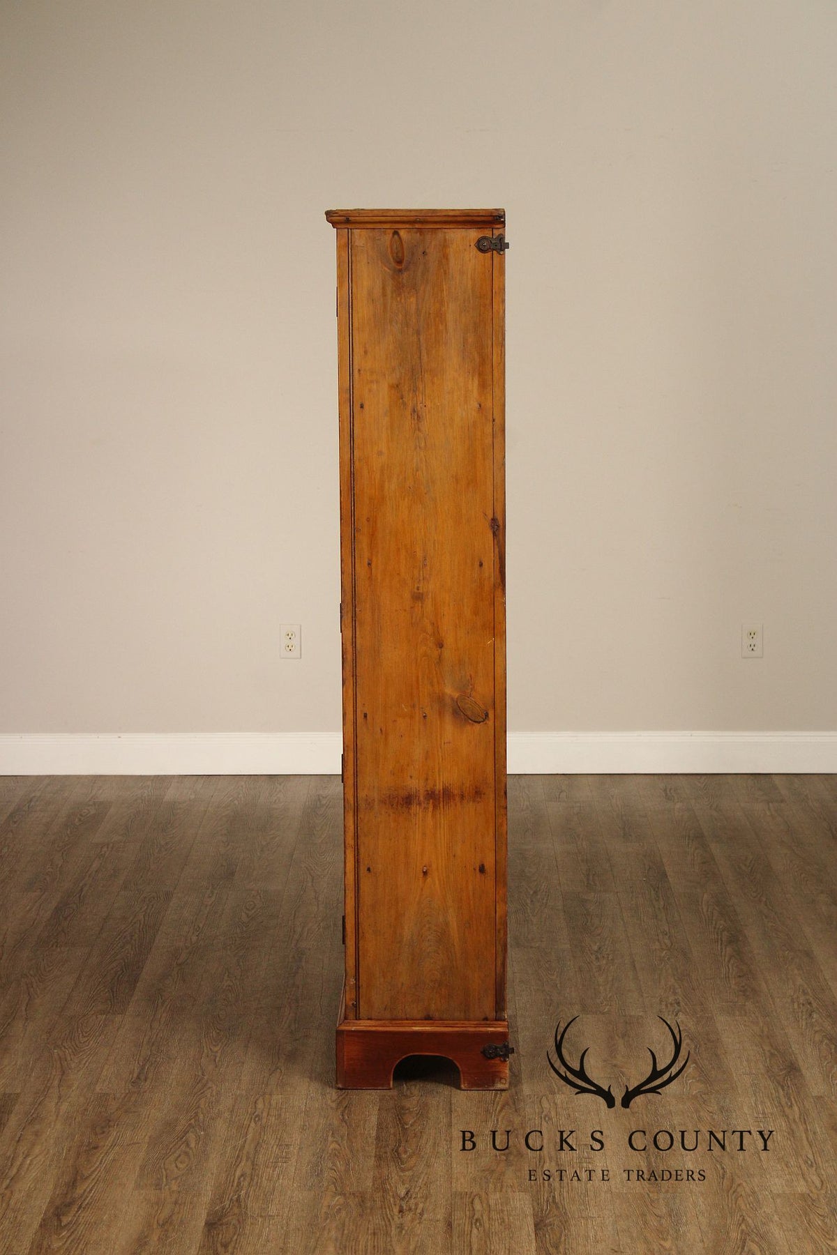 Antique American Primitive Pine Pantry Cupboard