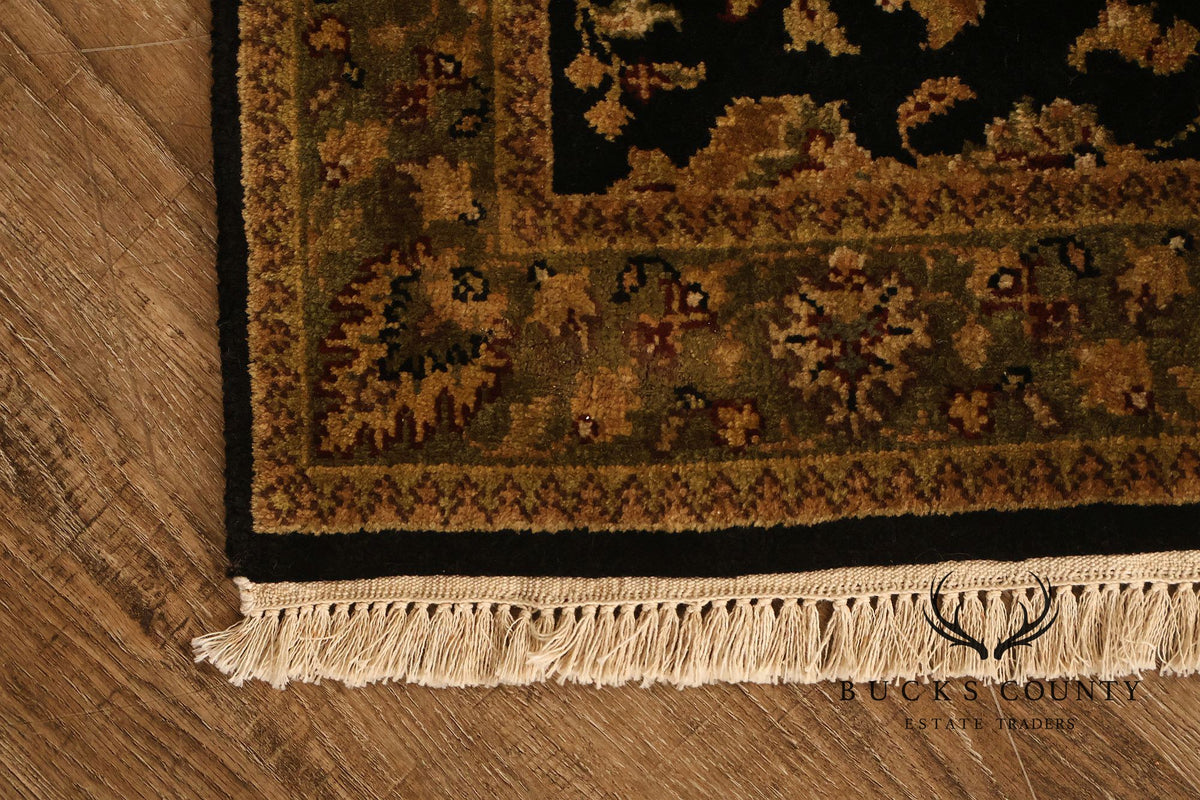 Hand Knotted Traditional Wool Floral Runner Rug