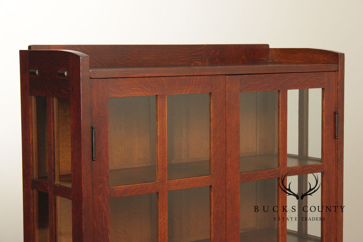 Gustav Stickley Antique Mission Oak No. 815 China Cabinet