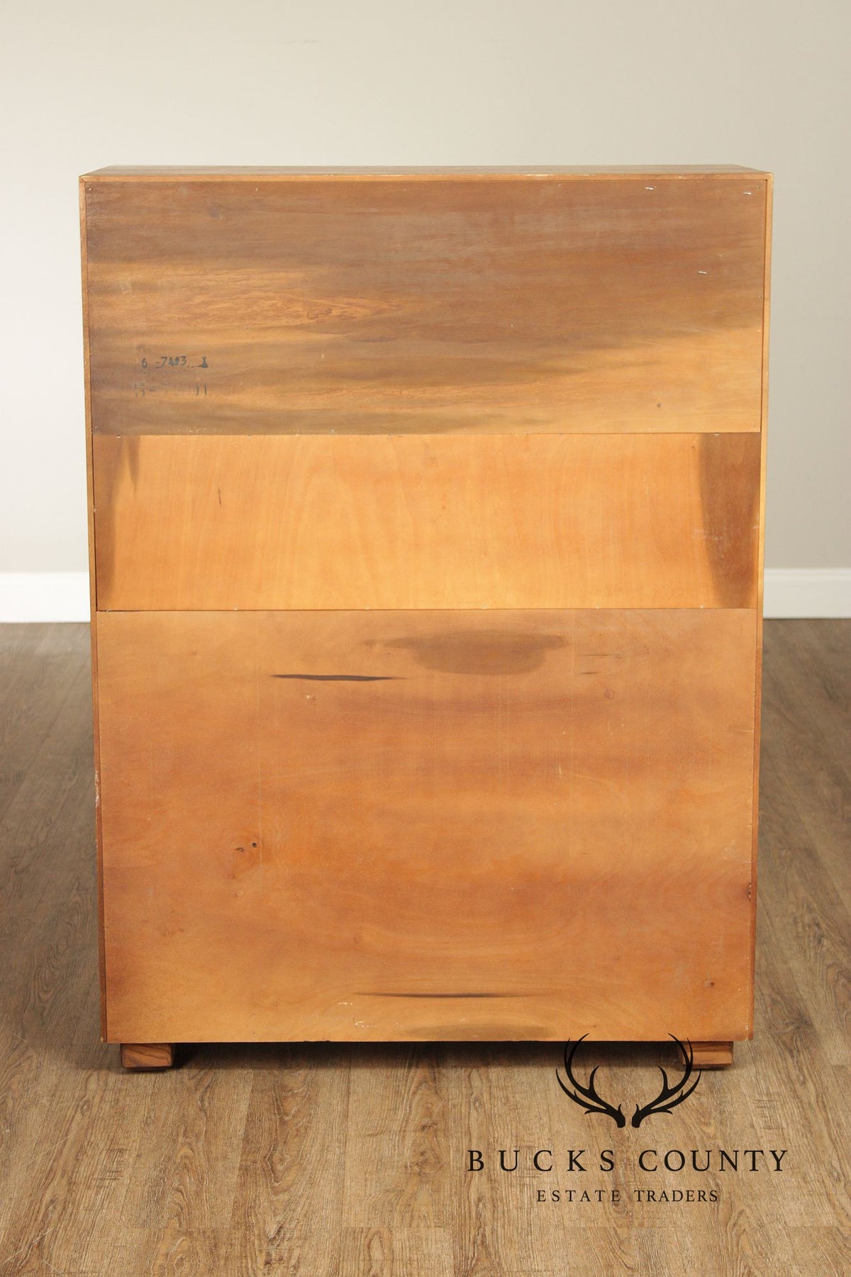 Henredon Artefacts Campaign Style Oak Tall Chest