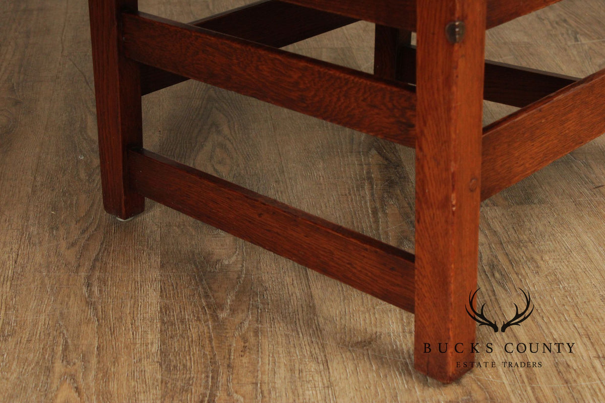 L. & J.G. Stickley Antique Mission Oak Armchair