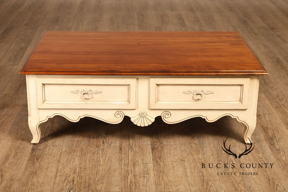 Ethan Allen French Country Style Coffee Table