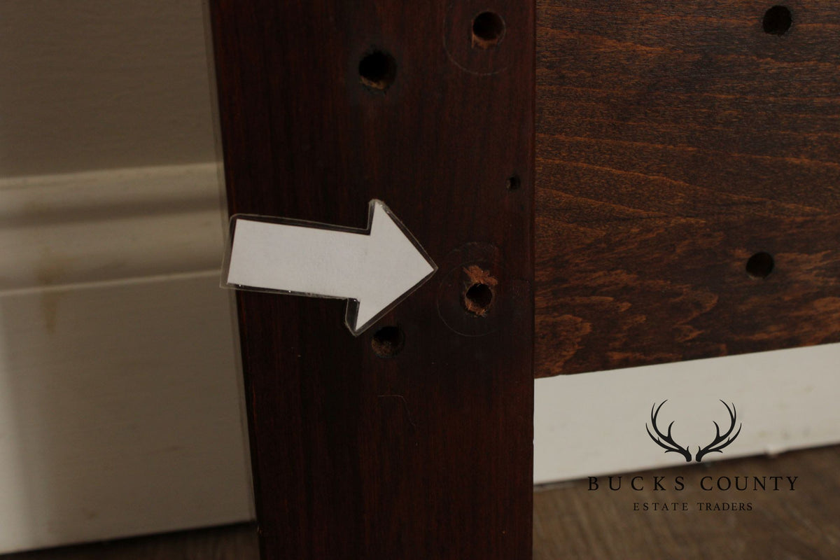 Chippendale Style Cherry Queen Poster Headboard