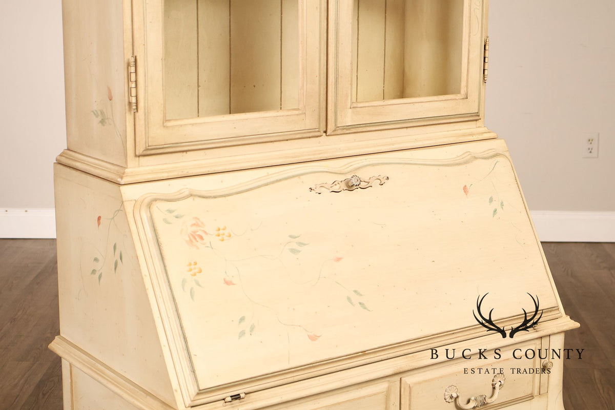 Ethan Allen Country French Painted Secretary Desk
