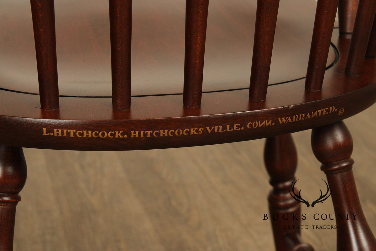 Hitchcock Stencil-Decorated Cherry Windsor Armchair