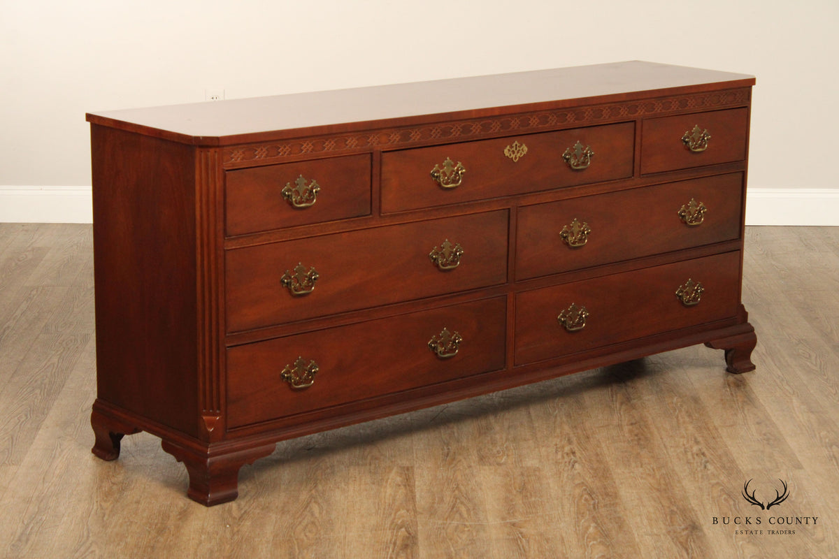 Baker Furniture Chippendale Style Mahogany Dresser