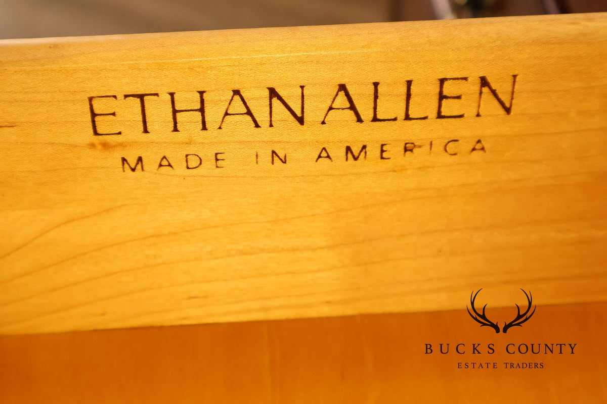Ethan Allen 'British Classics' Maple And Birch Tall Dresser