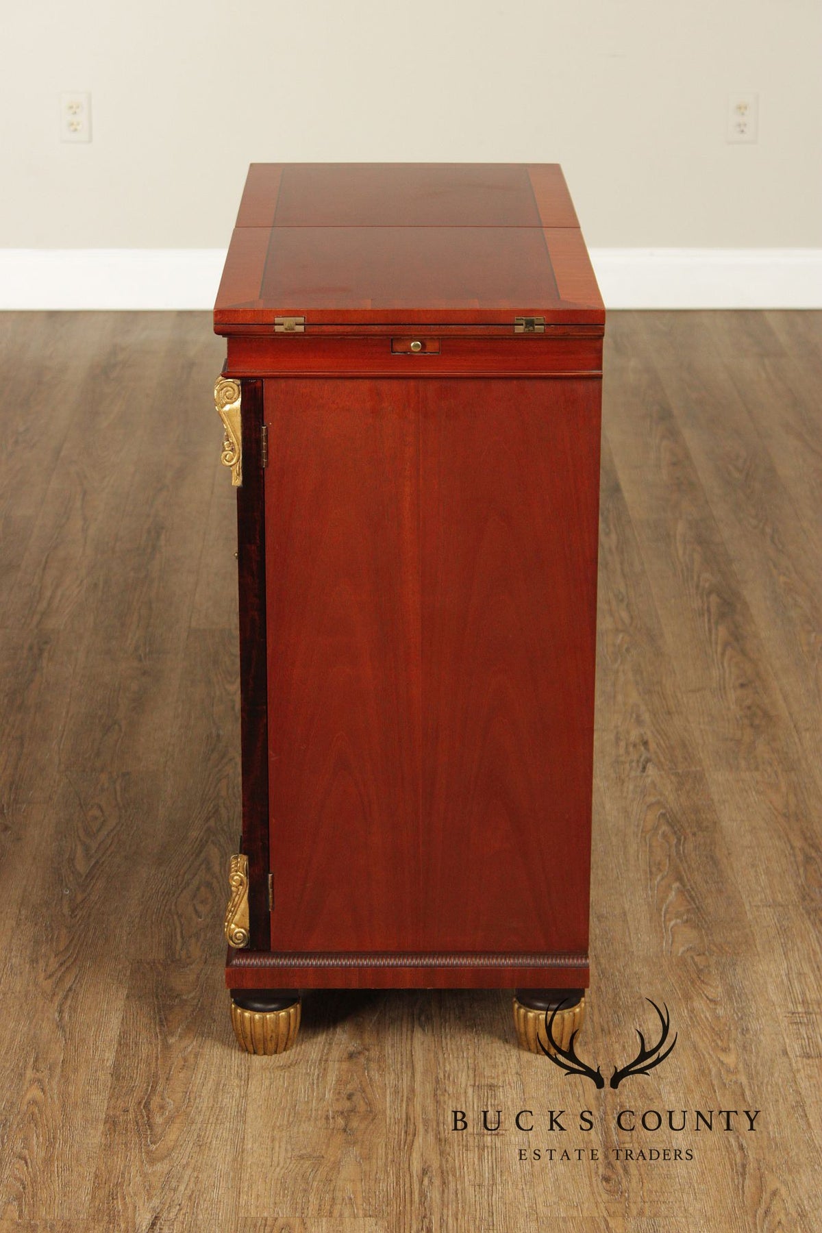 Baker Empire Style Mahogany Server