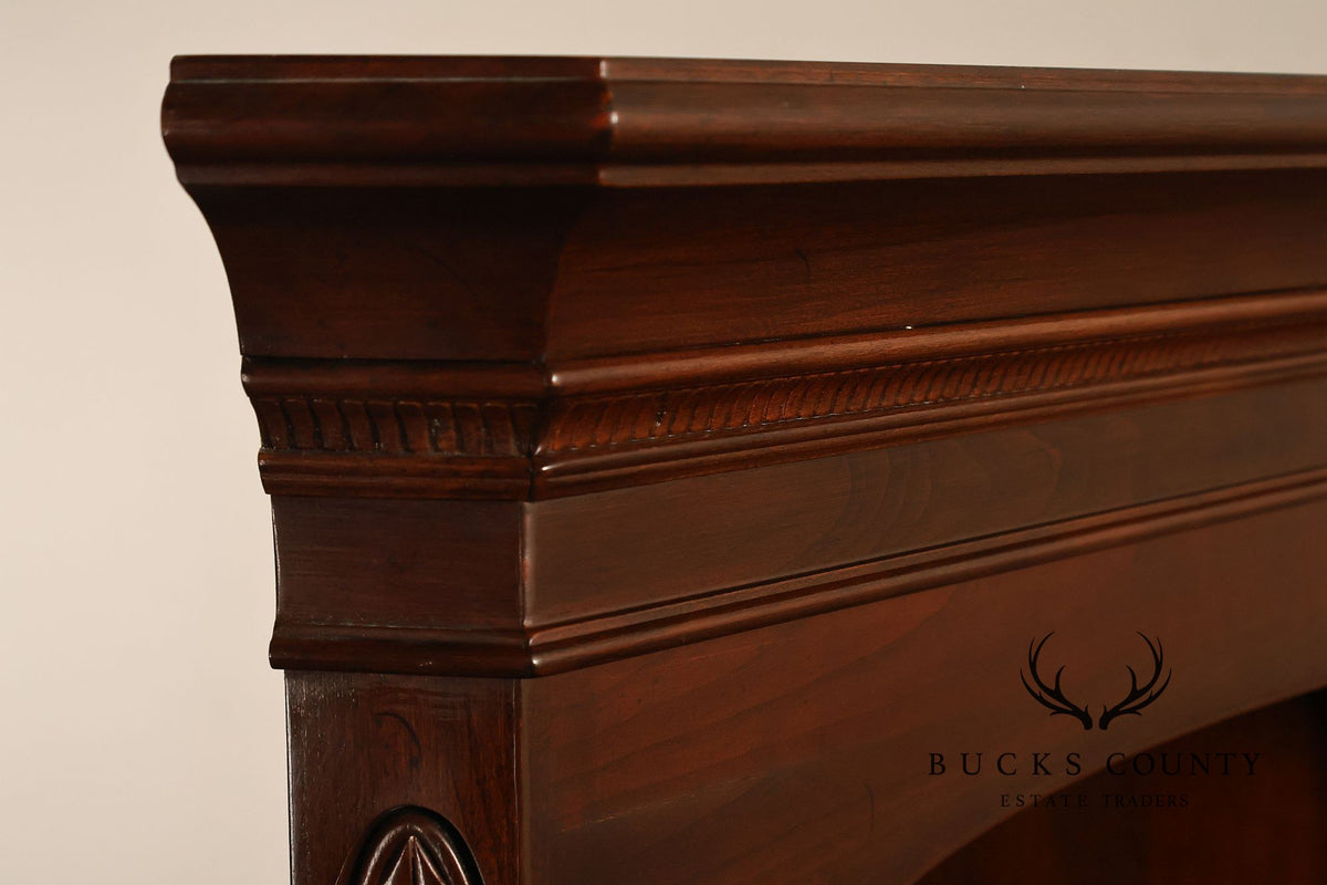 Ethan Allen Georgian Court Cherry Corner Bookcase