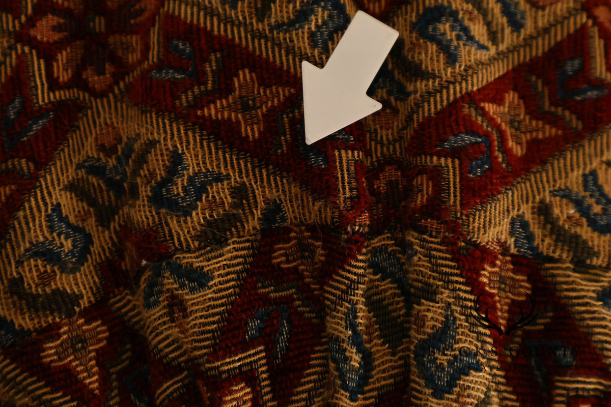 Moroccan Style Upholstered Pouf Ottoman
