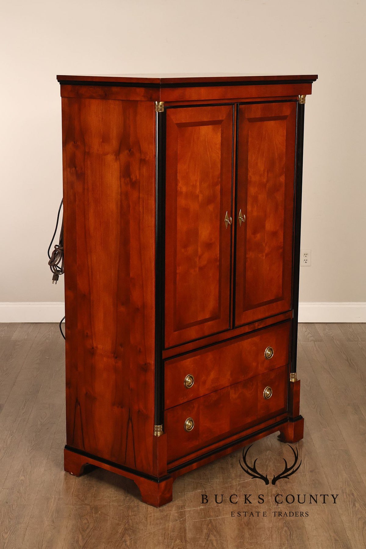Century Furniture Biedermeier Style Mahogany Armoire