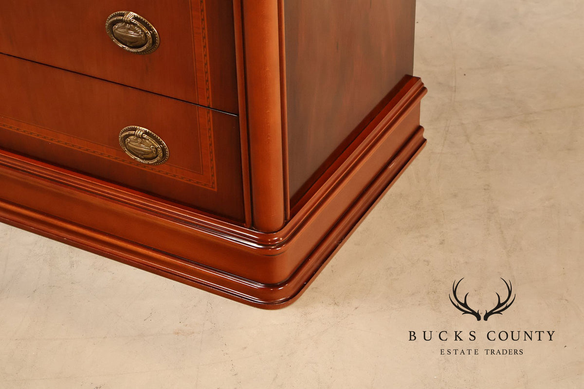 Edwardian Style Inlaid Mahogany Chest of Drawers